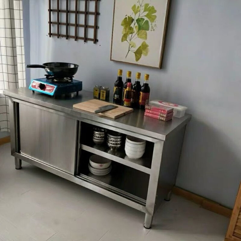 厨房一体化利器 炫宅不锈钢餐边柜灶台柜储物柜组装指南